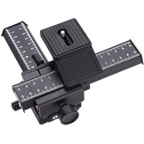 4-Weg Macro Rail Slider - 2 Assig Aluminium - 1/4" Schroef - 33% Korting