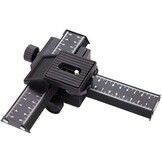 4-Weg Macro Rail Slider - 2 Assig Aluminium - 1/4" Schroef - 33% Korting