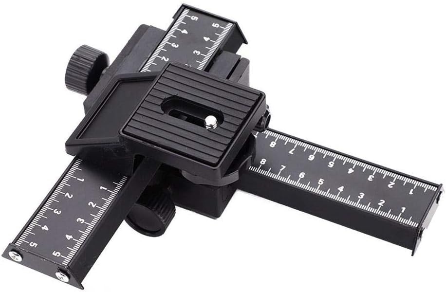 4-Weg Macro Rail Slider - 2 Assig Aluminium - 1/4" Schroef - 33% Korting