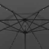 Parasol met LED-verlichting 400cm Antraciet - 54% Korting