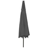 Parasol met LED-verlichting 400cm Antraciet - 54% Korting