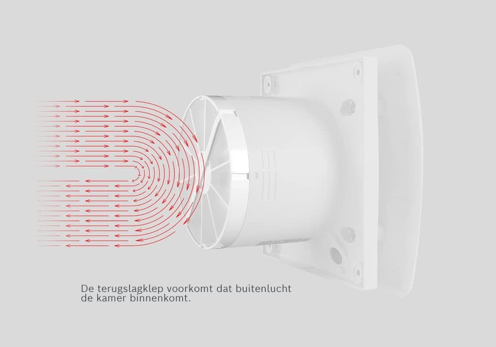Bosch Badkamerventilator 100mm met Hygrostaat & Timer - 34% Korting