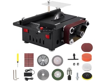 Mini Tafelzaag & Bandschuurmachine 200W - 34% Korting