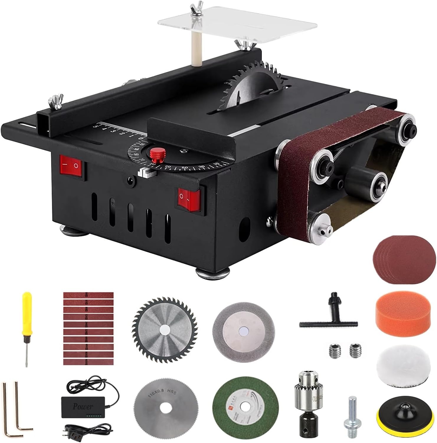 Mini Tafelzaag & Bandschuurmachine 200W - 34% Korting