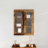 Wandkast Oud Hout - 69.5x34x90 cm - 54% Korting