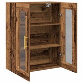Wandkast Oud Hout - 69.5x34x90 cm - 54% Korting