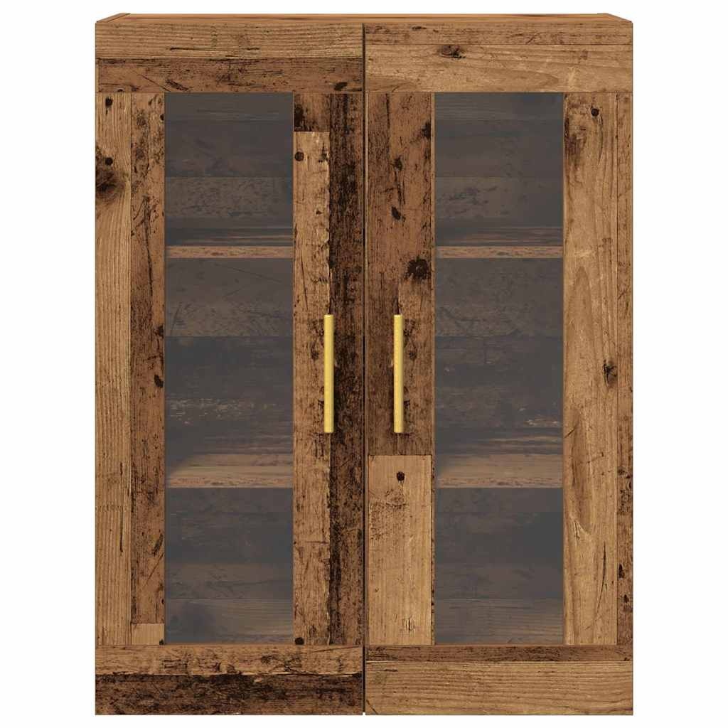 Wandkast Oud Hout - 69.5x34x90 cm - 54% Korting