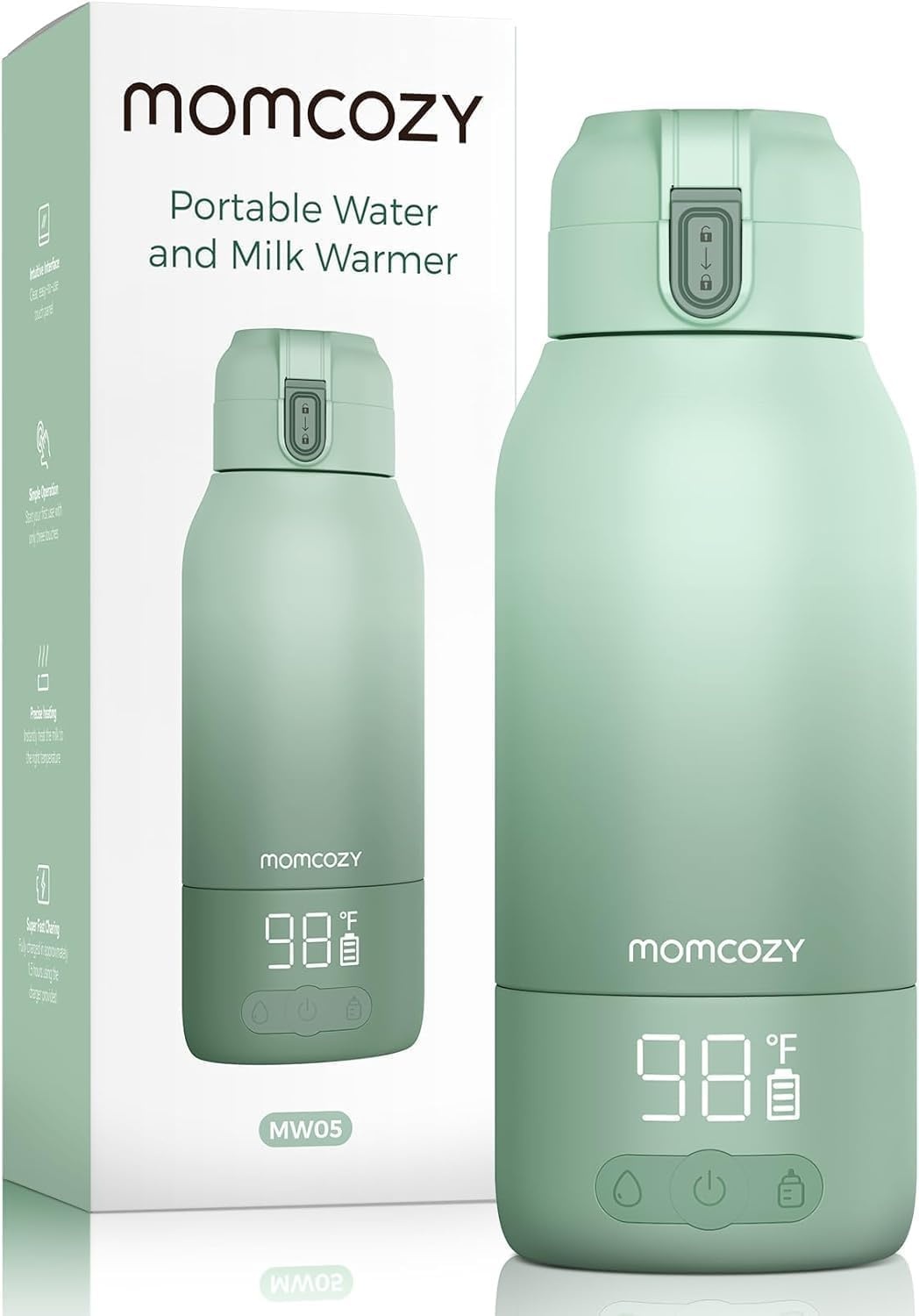 Draadloze Flessenwarmer voor Onderweg - 500ml - 34% Korting