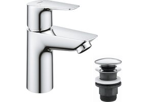 Waterbesparende Wastafelkraan Chroom 15cm met Pop-Up Afvoer - 34% Korting