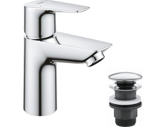 Waterbesparende Wastafelkraan Chroom 15cm met Pop-Up Afvoer - 34% Korting