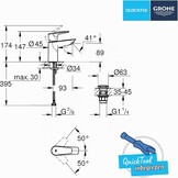 Waterbesparende Wastafelkraan Chroom 15cm met Pop-Up Afvoer - 34% Korting
