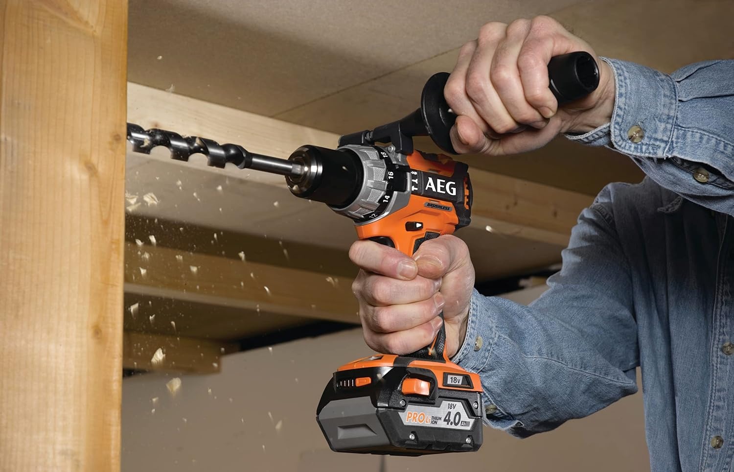 AEG Compacte Boorhamer 18V 65Nm - 55% Korting