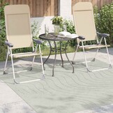 Groen Binnen-/Buitentapijt PALMERAS Groen 120x120cm Polyester - 34% Korting