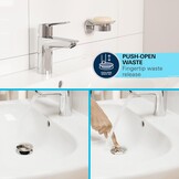 Matzwarte Wastafelkraan Grohe Start (Waterbesparend) - 34% Korting
