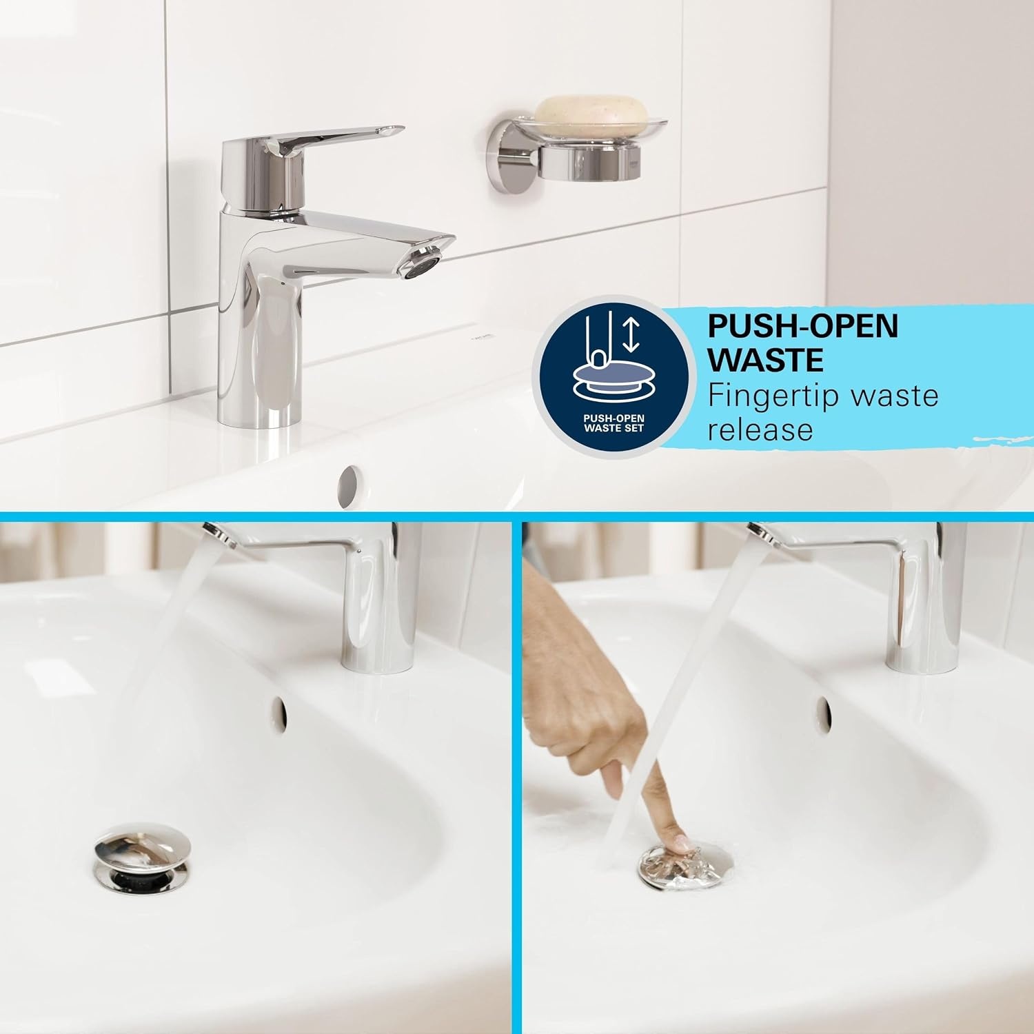 Matzwarte Wastafelkraan Grohe Start (Waterbesparend) - 34% Korting