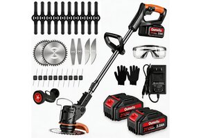 Accu Grastrimmer 3-in-1 Zwart (58% Korting)