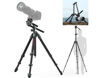 ULANZI JJ06 GlideGo Carbon Fiber Video Statief 187cm Zwart - 35% Korting