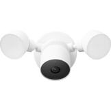 Google Nest Cam met schijnwerper - bekabelde buitenlucht - intelligente beveiligingscamera - beveiligingscamera met schijnwerper, GPLE9, sneeuw