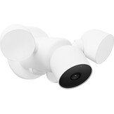 Google Nest Cam met schijnwerper - bekabelde buitenlucht - intelligente beveiligingscamera - beveiligingscamera met schijnwerper, GPLE9, sneeuw