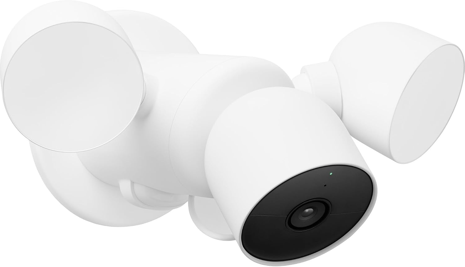 Google Nest Cam met schijnwerper - bekabelde buitenlucht - intelligente beveiligingscamera - beveiligingscamera met schijnwerper, GPLE9, sneeuw