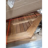 vidaXL Tuintafel Inklapbaar 110x110x75 cm Massief Teakhout - 55% Korting