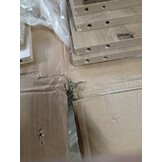 TV-meubel Bewerkt Hout Artisanaal Eiken 180cm - 54% Korting