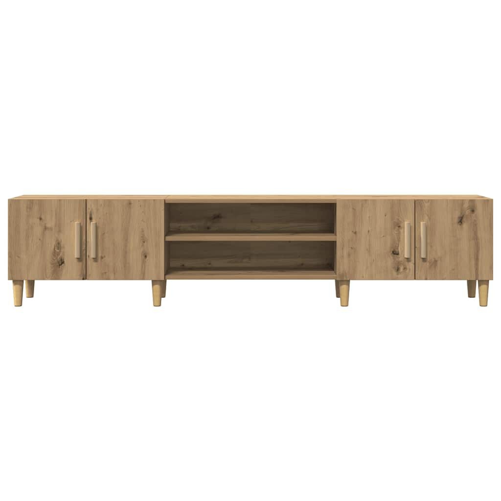 TV-meubel Bewerkt Hout Artisanaal Eiken 180cm - 54% Korting
