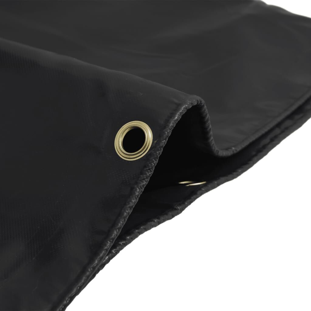VidaXL Dekzeil 650 g/m² 1.5x2.5m Zwart - 33% Korting!