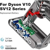 6000mAh Dyson V10 Accu (SV12) - 33% Korting
