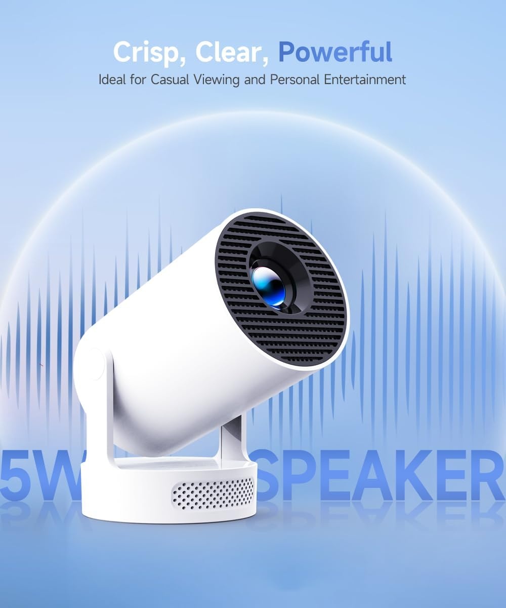 Magcubic HY300pro+ 4K WiFi6 Mini Beamer, 180° Draaibaar, 34% Korting