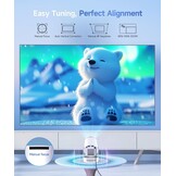 Magcubic HY300pro+ 4K Mini Projector - WiFi6, 180° Rotatie, 34% Korting
