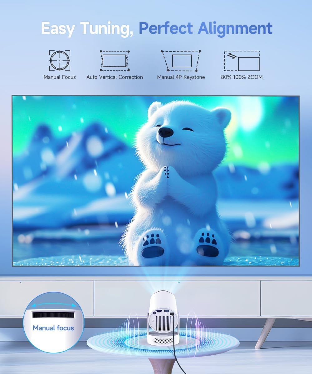 Magcubic HY300pro+ Mini 4K WiFi6 Projector - 34% Korting