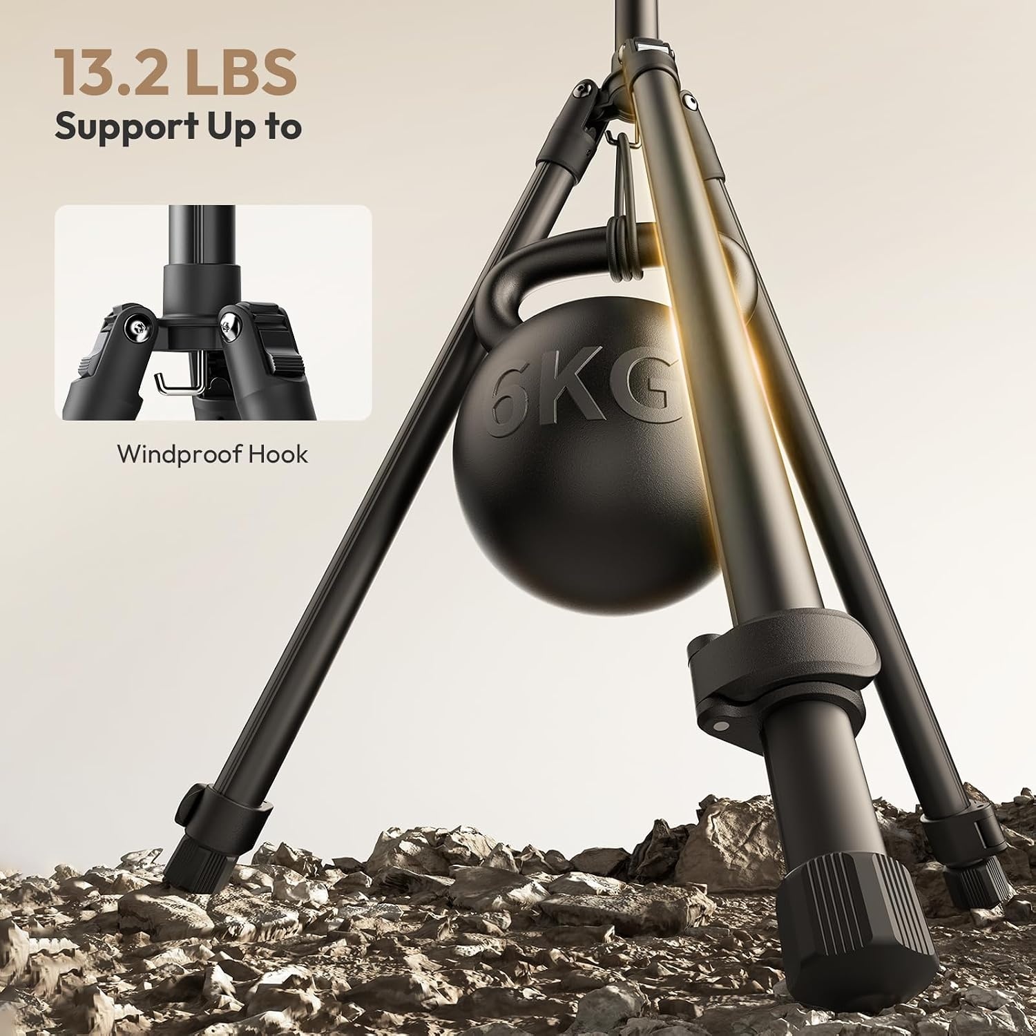 ULANZI 270cm Lichtstatief - Aluminium, 6kg Draagvermogen - 34% Korting