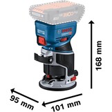 Bosch GKF 18V-8 Accu Bovenfreesmachine (60% korting) - Excl. Accu