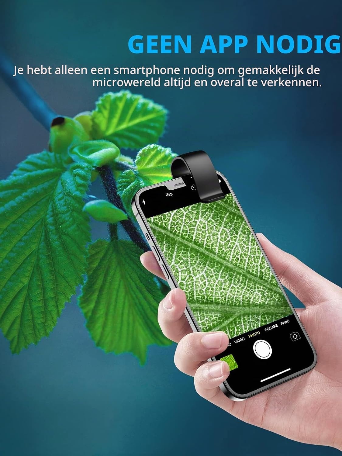 APEXEL 200x Telefoonmicroscoop Zwart - 33% Korting