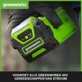 Greenworks 40V 2Ah Accu (34% Korting) - Universeel voor 40V Gereedschap