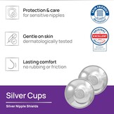 COVERbasics Zilveren Tepelbeschermers Regular - Borstvoeding Hulp met 29% Korting