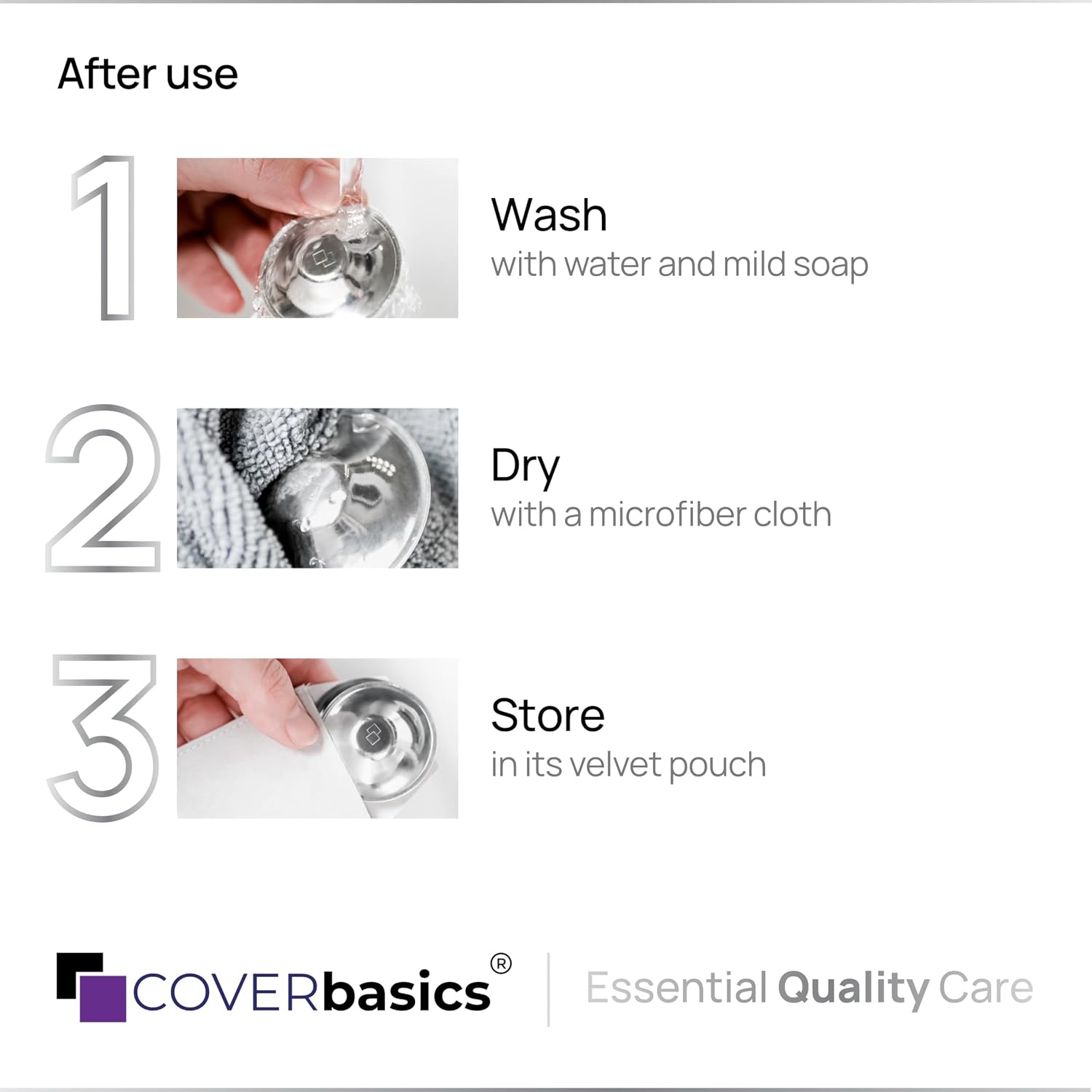COVERbasics Zilveren Tepelbeschermers Regular - Borstvoeding Hulp met 29% Korting