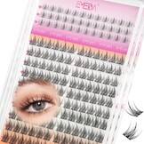 EMEDA Wimperclusters voor Fox Eye Effect, 10-13mm, Natuurlijk - 40% Korting