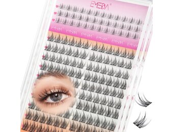 EMEDA Wimperclusters voor Fox Eye Effect, 10-13mm, Natuurlijk - 40% Korting