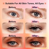 EMEDA Wimperclusters voor Fox Eye Effect, 10-13mm, Natuurlijk - 40% Korting