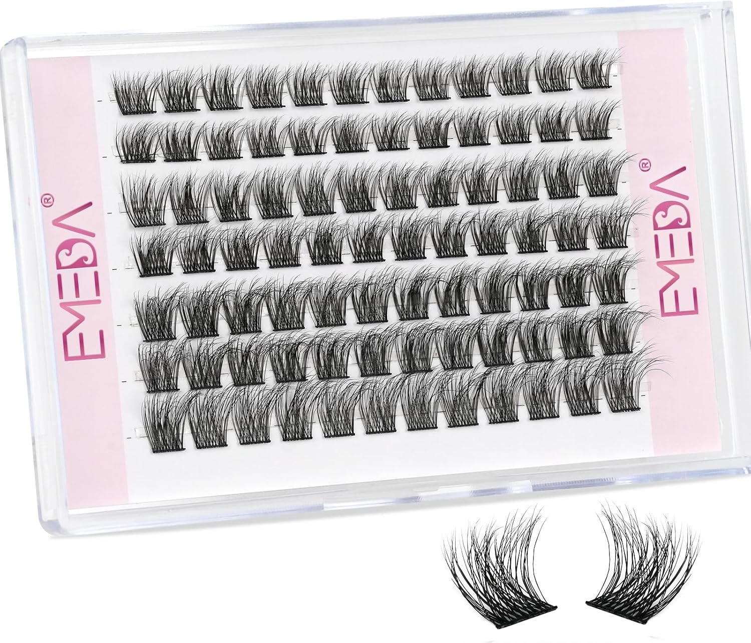 EMEDA Wimperclusters voor Fox Eye Effect, 10-13mm, Natuurlijk - 40% Korting