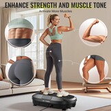 FLYBIRD Trillingsplaat Workout - 120 Snelheden - 34% Korting!