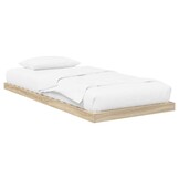 VidaXL Vloer Bedframe Sonoma Eiken 80x200cm - 34% Korting