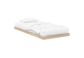 vidaXL Vloerbedframe Eiken 80x200 cm - Gereduceerd met 40%