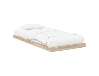 VidaXL Vloer Bedframe Sonoma Eiken 80x200cm - 34% Korting