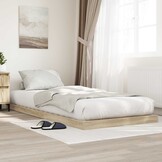 VidaXL Vloer Bedframe Sonoma Eiken 80x200cm - 34% Korting