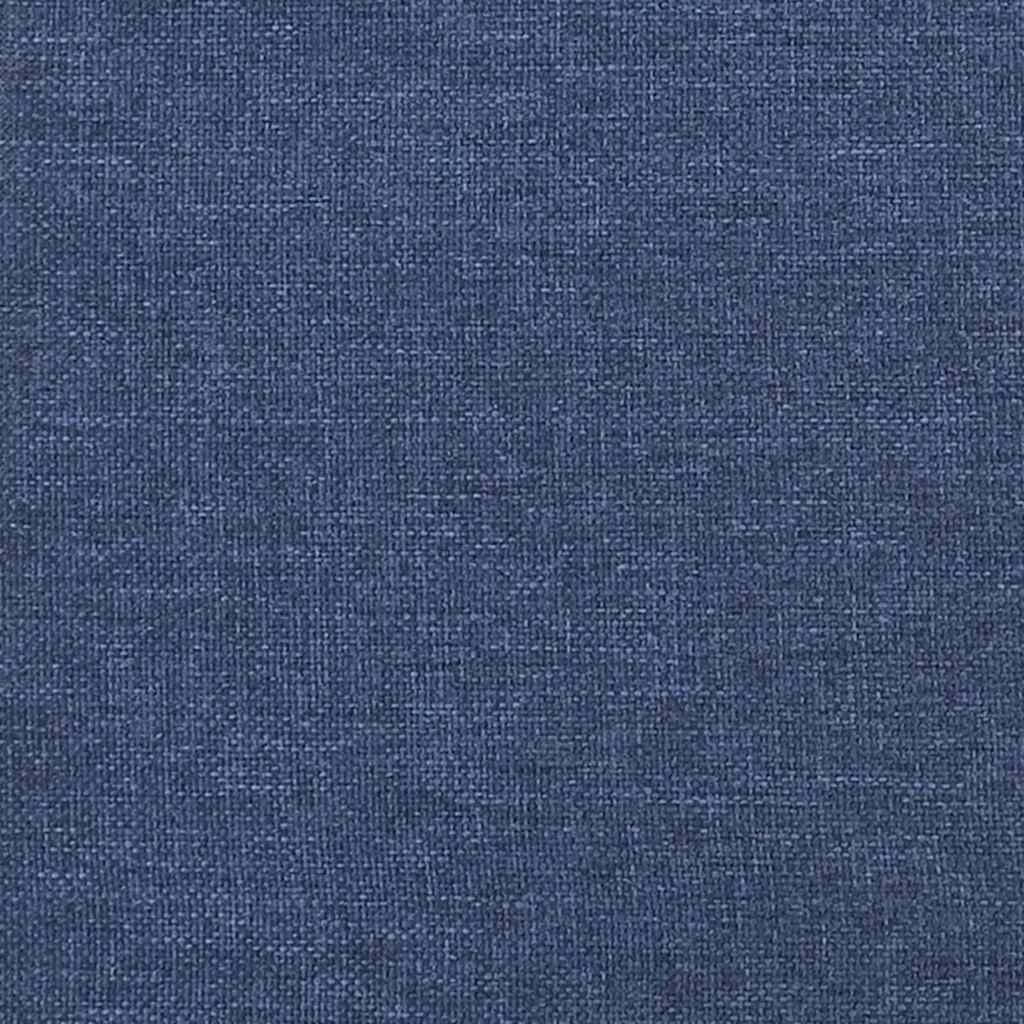 vidaXL Hoofdbord 144x5x78/88 cm Stof Blauw - 53% Korting