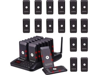 Retekess TD157 Draadloos Oproepsysteem 32 Pagers - Restaurant Pager 30% Korting