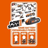 WORX WX820.9 Multifunctionele Schuurmachine 20V - 54% Korting